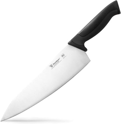 7.5-Inch Nakiri Knife, High Carbon Stainless Steel Hollow Grind Blade, Razor Sharp Edge, Ergonomic Non-Slip Handle, Cleaver Style, DT-50 Series, Orange