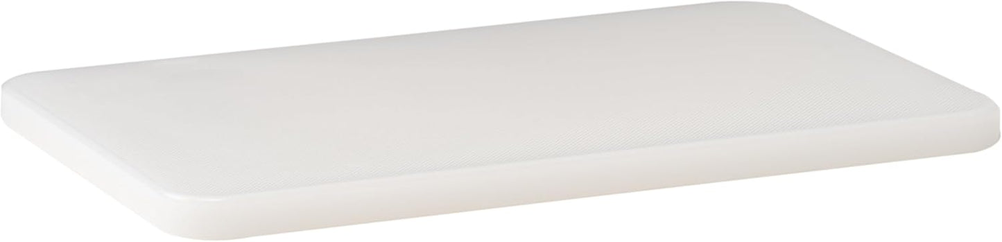 Winco Heavy-Duty Plastic Cutting Board, 12" x 18" x 3/4", White