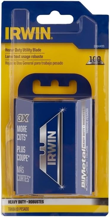IRWIN 2083200 Utility Knife Carbon 100 Pack