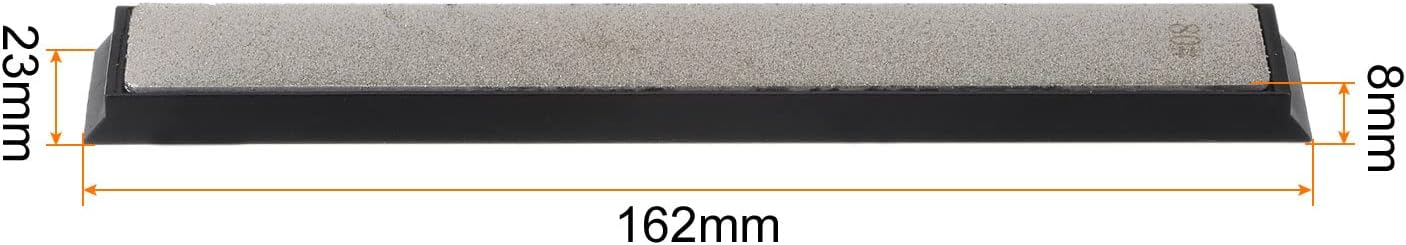 uxcell Diamond Sharpening Stones 3000 Grit Whetstone Knife Sharpener Stone with Non-Slip Base