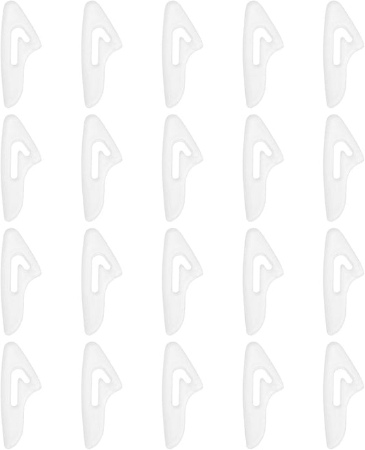 uxcell 30Pcs Blade Knife Tip Protector Cover, 36 x 15.7 x 4.1mm Plastic Knife Guard Sleeves Clear Knife Blade Tip Sleeves Cover for Kitchen
