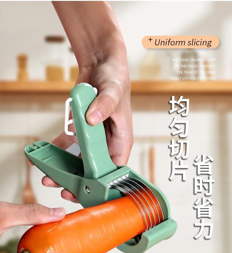 Multi-functional Kitchen Slicer, Fruit and Vegetable Chopper, Egg and Ham Cutter