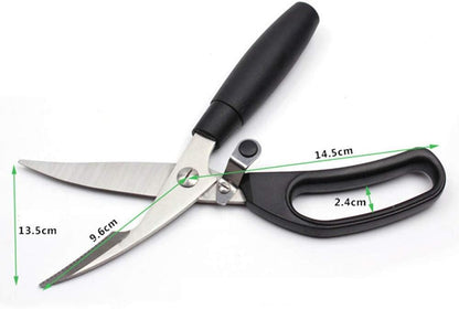 Poultry Shears, Heavy Duty Kitchen Scissors, Multifunction Shears Apart Stainless for Cutting Chicken