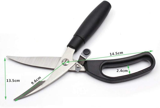 Poultry Shears, Heavy Duty Kitchen Scissors, Multifunction Shears Apart Stainless for Cutting Chicken