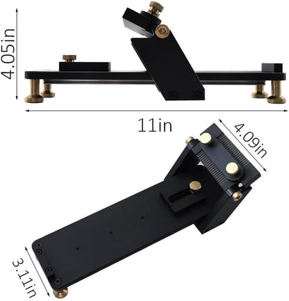 Chisel Sharpening Jig with Fixed Angle Sharpening System,Anodized Aluminum Honing Guide & Dual-Sided Whetstones (1000/6000 Grit) for Woodworking Tools, Planer Blades and Carving Knives