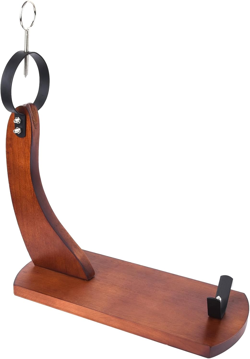 Ham Stand, Wooden Ham Stand, Ham Holder Stand for Carving Spanish Hams and Italian Prosciutto with Non-Slip Pads, Stable Sturdy Wood Board