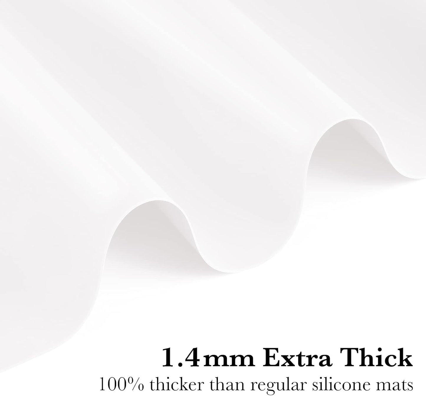 Gartful Extra Large Transparent Silicone Mat, Countertop Protector, 25.2 x 17.7 inches Silicone Sheet for Crafts Resin Jewelry Casting Mat Pad Nonstick Table Placemat