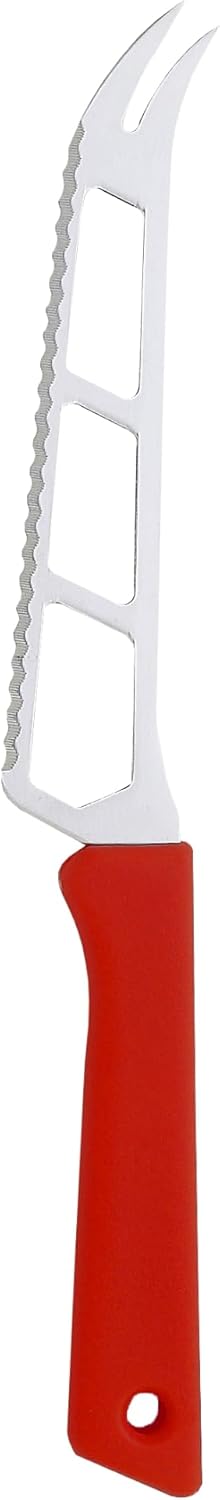 Messermeister Petite Messer 6” Cheese & Tomato Knife, Red - German 1.4116 Stainless Steel & Ergonomic Handle - Lightweight, Rust Resistant & Easy to Maintain