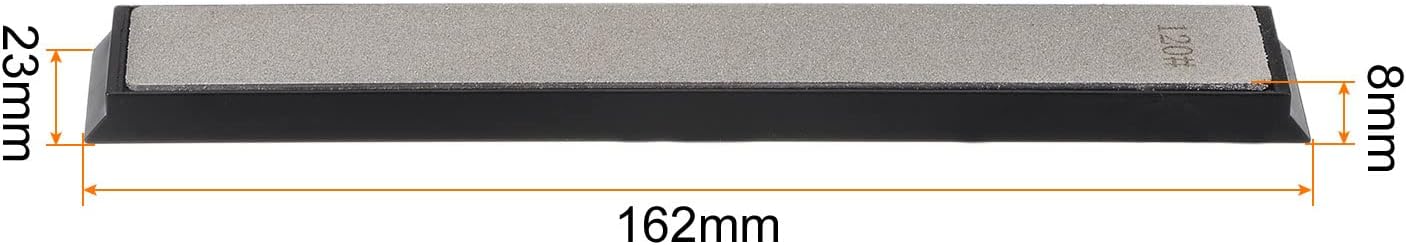 uxcell Diamond Sharpening Stones 3000 Grit Whetstone Knife Sharpener Stone with Non-Slip Base