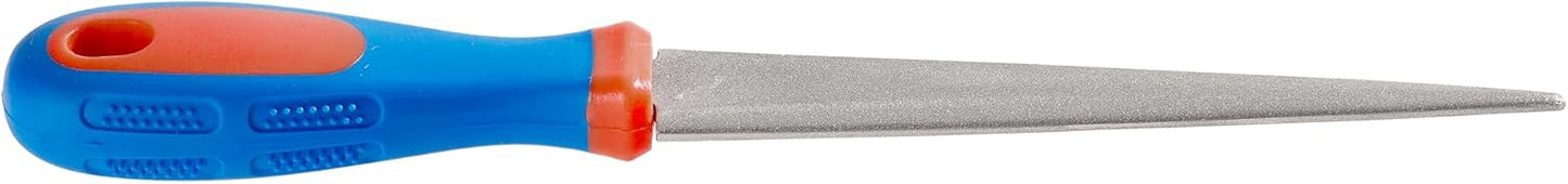 10 Inch Diamond File Professionals Garden Tool Sharpener 2-Sided Flat Curved Sharpening Stone For Scissors Knives Cutting Tool