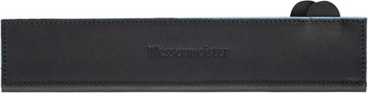 Messermeister 6.5" Black Magnetic Leather Edge-Guard - Handcrafted, Stylish & Functional Safety Accessory for Knife - 2 Blade Entry Notches - 6.5" x 1.625"