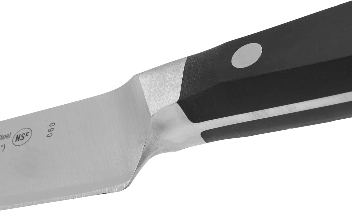 Arcos Forged Paring Knife 4 Inch Stainless Steel. Sharp Kitchen Knife for Peeling Fruits and Vegetables. Ergonomic Polyoxymethylene Handle and 100mm Blade. Series Manhattan. Color Black
