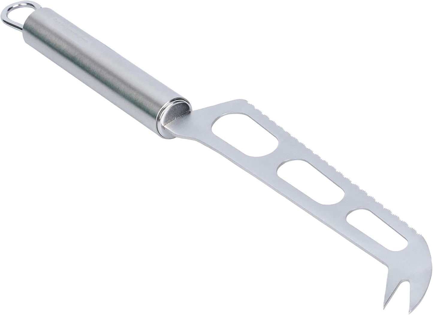 Restaurantware Stainless Steel Cheese Knife - German Standard Soft Cheese Slicer with Non-Stick Blade, Forked Tip For Serving - Multi-Use Cheese Server, Knife for Tomato, Butter