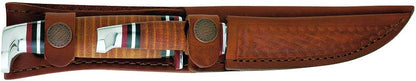 Case WR XX Pocket Knife Fixed Blade Polished Leather Item #379 - (M 3 Finn SS) - Length Closed: 6 1/2 Overall Inches