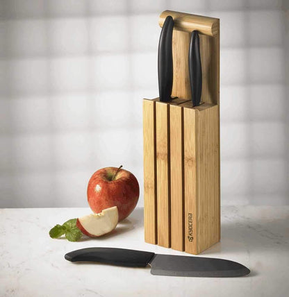Kyocera KBLOCK3 Bamboo 3-Slot Knife Block