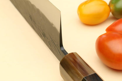 Yoshihiro Kurouchi Stainless Clad High Performance SLD Japanese Petty-Kiritsuke Knife (6" (150mm) & Saya Cover)