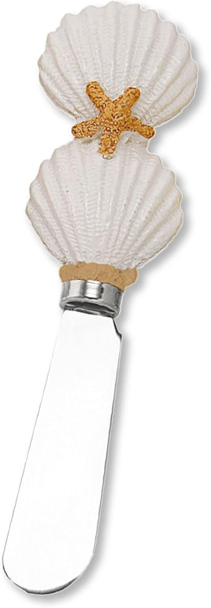 UP UPware Black Lighthouse Cheese Spreaders, Hand-Painted Resin Handles with Stainless Steel Blades for Spreading Cream Cheese, Butter, Jam, or Sandwich, Set of 4