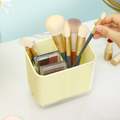 Cutlery Drainer, Utensil Holder Sink Caddy Dish Drying Rack, Kitchen Organizer Accessories for Flatware Silverware Chopsticks Knives Forks Spoons Spatula(Light Green)