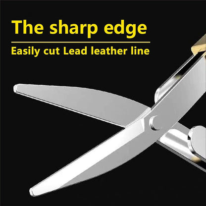 Folding Scissors, TSA Compliant & Portable, Compact, Safe Travel Scissors, Stainless Steel Retractable, 2 Pcs