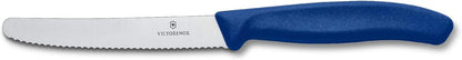 Victorinox Swiss Classic Tomato and Table Set, 6 Pieces Paring Knife, Set of 6, Blue (6.7832.6)