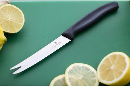 Victorinox Swiss Classic Cheese and Sausage Paring Knife, 4.3 inches, Black (6.7863)