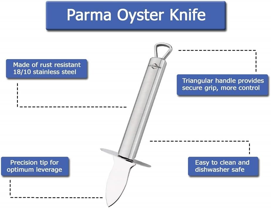 Kuechenprofi Oyster Knife, 7.5", Silver