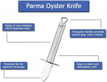Kuechenprofi Oyster Knife, 7.5", Silver