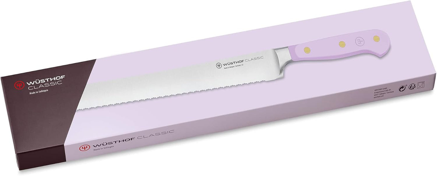 WÜSTHOF Classic Coral Peach 9" Double Serrated Bread Knife