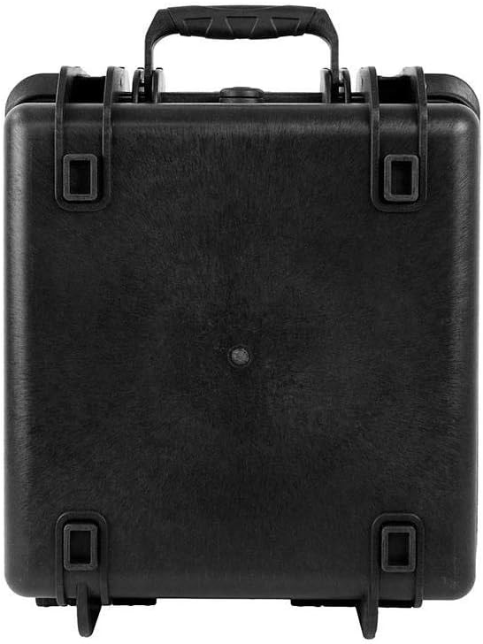 Monoprice Weatherproof/Shockproof Hard Case - Black Ip67 Level Dust and Water Protection Up to 1 Meter Depth with Customizable Foam, 10" x 9" x 7", 6.6 Liter