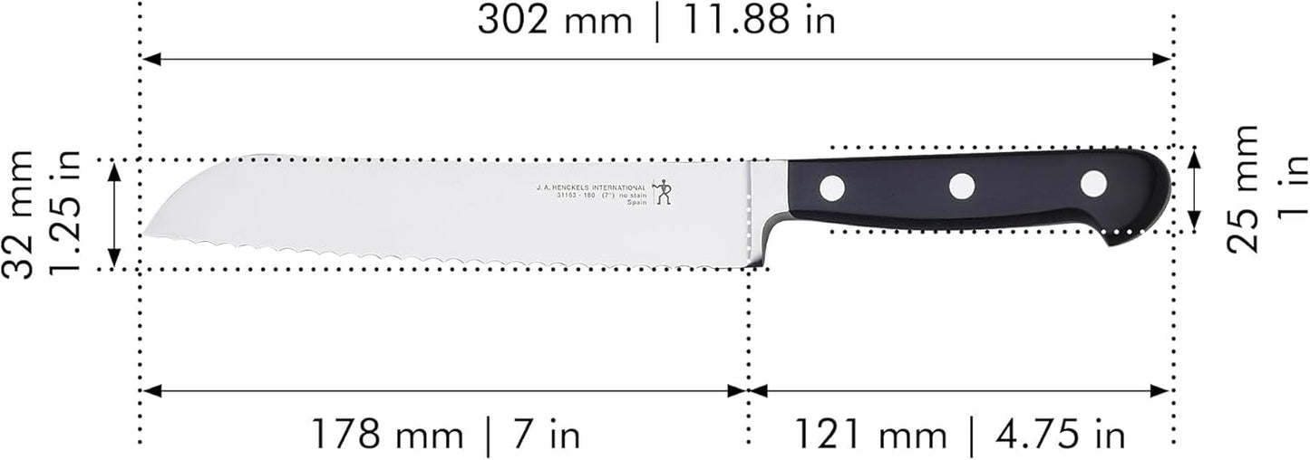 Henckels CLASSIC 7-inch Bread Knife