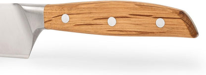Arcos Jose Andres 10-Inch Fillet Knife Forged Meat Slicer | Professional NITRUM Stainless Steel Blade with Silk Edge | Ideal for Slicing Ham or Prosciutto | Ergonomic Holm Oak Wood Handle
