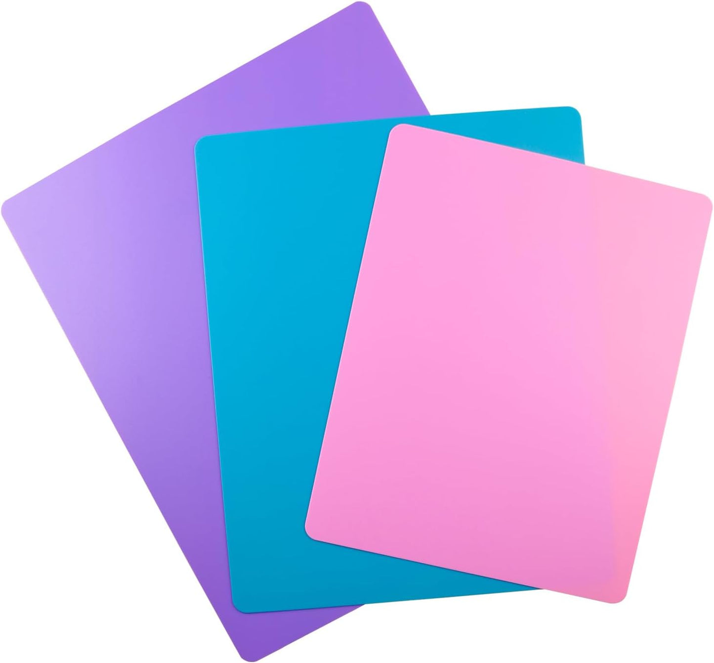 4 Pieces Flexible Cutting Board mats, Plastic Cutting Boards for Kitchen Cooking, Cutting board sheets for Meat and Vegetables, Dishwasher Safe