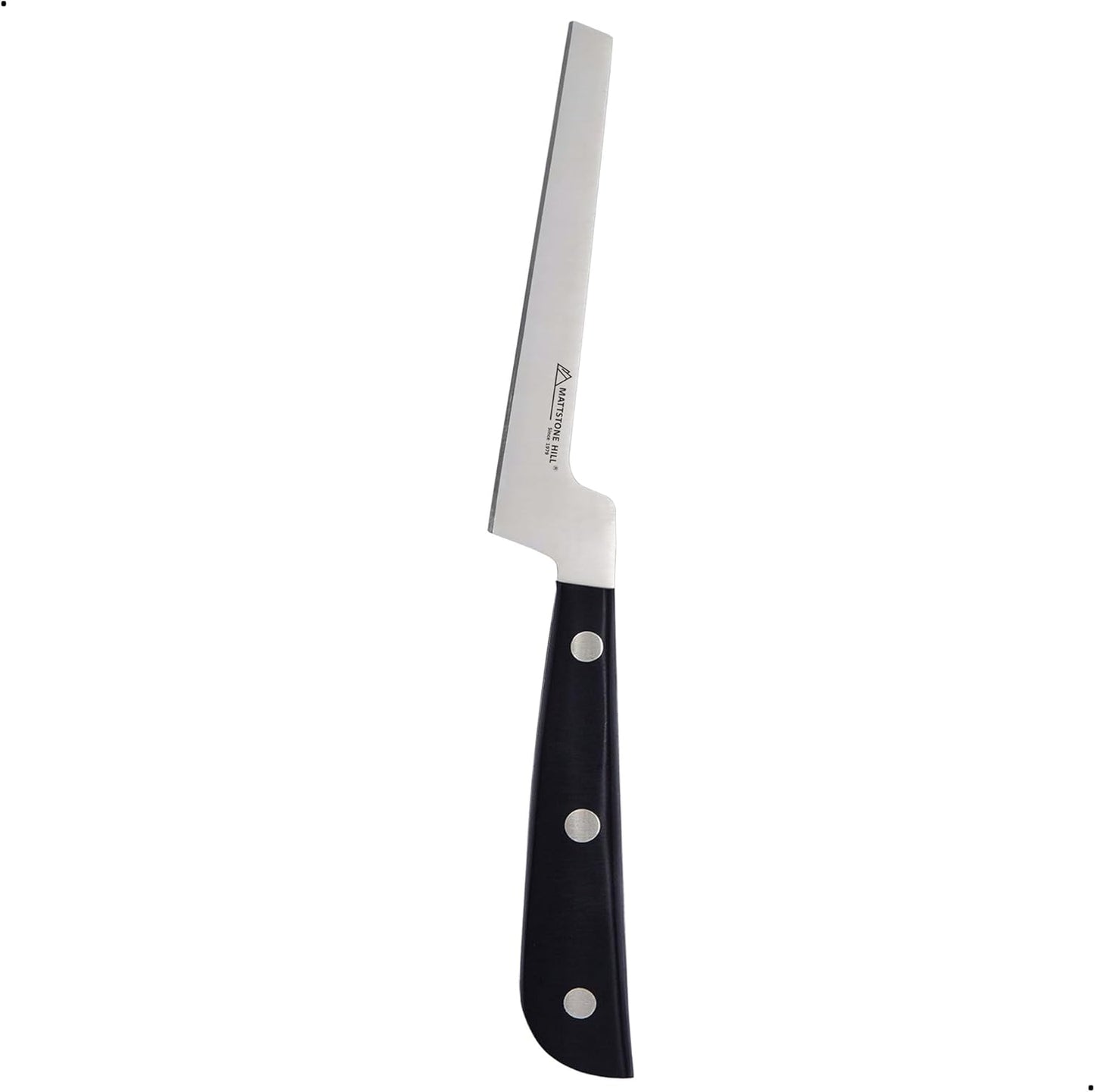 Cheese Knife, MATTSTONE HILL Cheese Knives Set - Soft & Semi Hard Cheese Knife, Soft Cheese Slicer, Cheese Cleaver, Hard Cheese Cutter, Premium Stainless Steel, Wood Handle