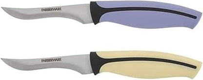 Farberware Precise Slice Utility Knife Set, 3 Piece, Multicolor