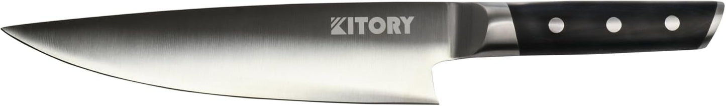 Kitory Slicing Carving Knife - 12" Brisket Knife - Pakka Wood Handle - Forged German High Carbon Steel Granton Blade, BBQ, Grilling Gifts For Men -Metadrop Series