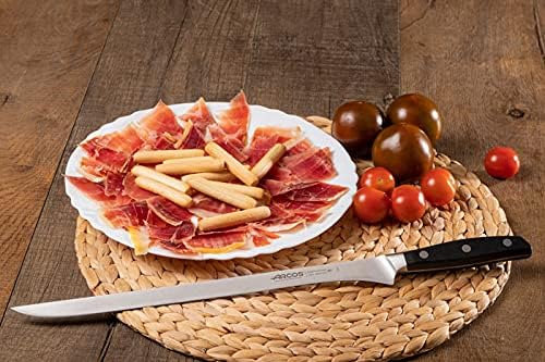 Arcos Forged Paring Knife 4 Inch Stainless Steel. Sharp Kitchen Knife for Peeling Fruits and Vegetables. Ergonomic Polyoxymethylene Handle and 100mm Blade. Series Manhattan. Color Black