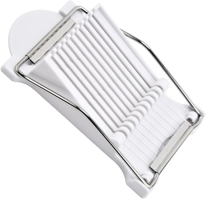 Luncheon Meat Slicer,Luncheon meat Fruit Boiled Egg Ham Garlic Cheese Butter Slicers Cutter, Durable ABS and Stainless Steel Wires, Cuts 11 Slices