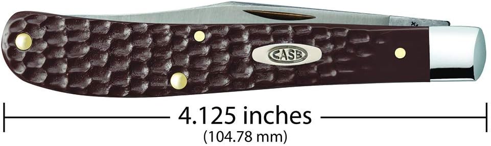 Case WR XX Pocket Knife Yellow Synthetic Slimline Trapper Cv Item #031 - (31048 Cv) - Length Closed: 4 1/8 Inches