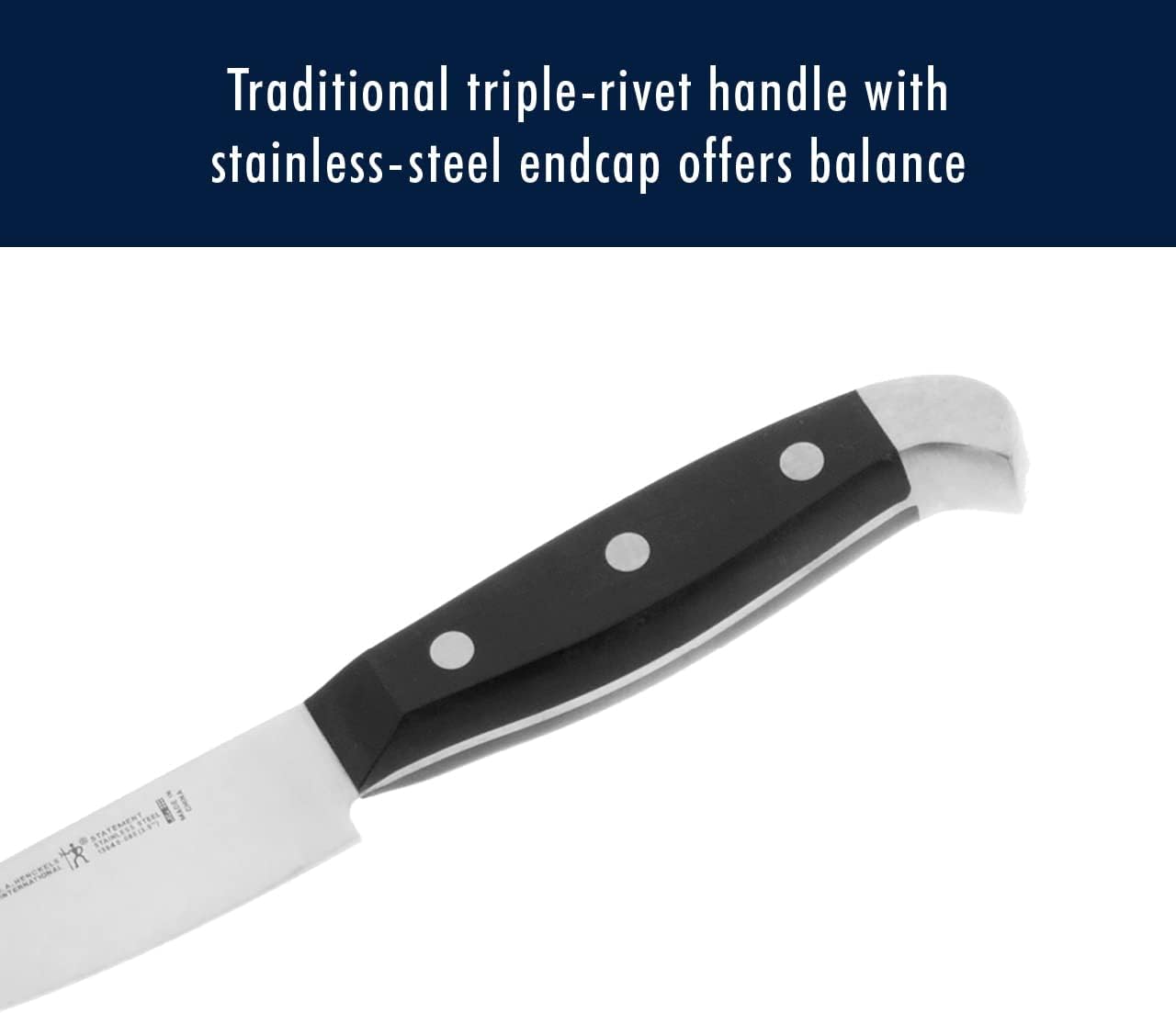 HENCKELS Statement Razor-Sharp 15-Piece White Handle Knife Set with Block, German Engineered Knife Informed by over 100 Years of Mastery