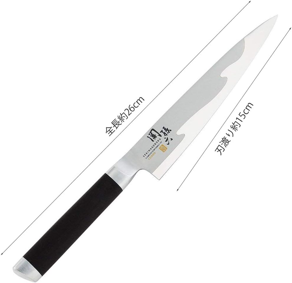 Kai KAI AE5304 Petty Knife Magoroku Seki 15000ST 120mm Kitchen Knife, Made in Japan, Fruit Knife, Paring Knife