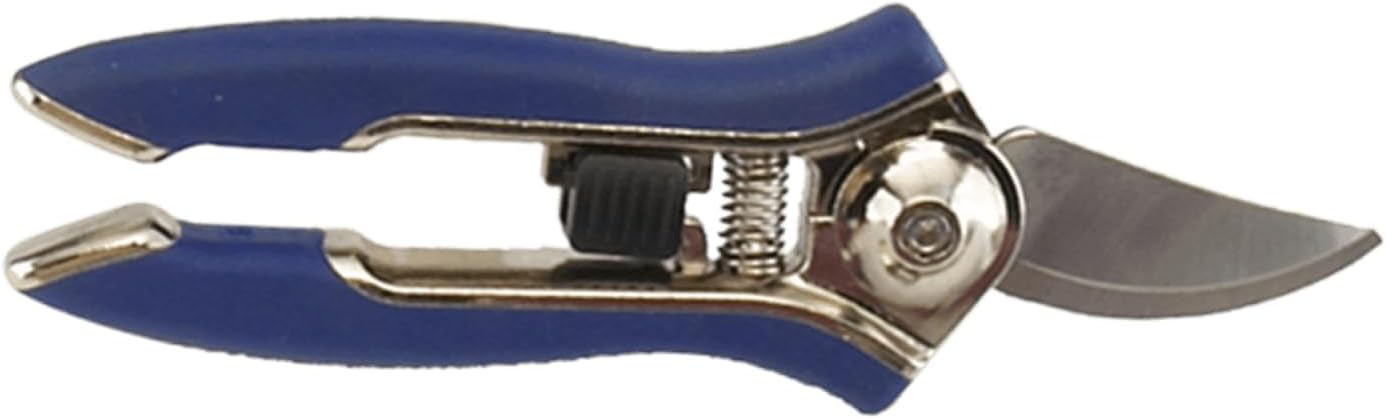Dramm ColorPoint Stainless Steel Compact Garden Pruning Shears, Hand Pruner, Garden Clippers, with Heavy Duty Blade and Easy grip Handle, Yellow