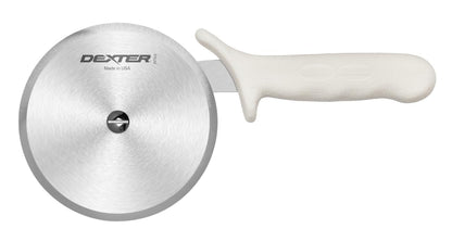 Dexter-Russell 4" Pizza Cutter, P177A-4PCP | SANI-SAFE Series, Stainless Steel Blade with Slip-Resistant Polypropylene Handle | Heavy-Duty Rotary Cutter for Pizza, Pastry & More | Made in USA