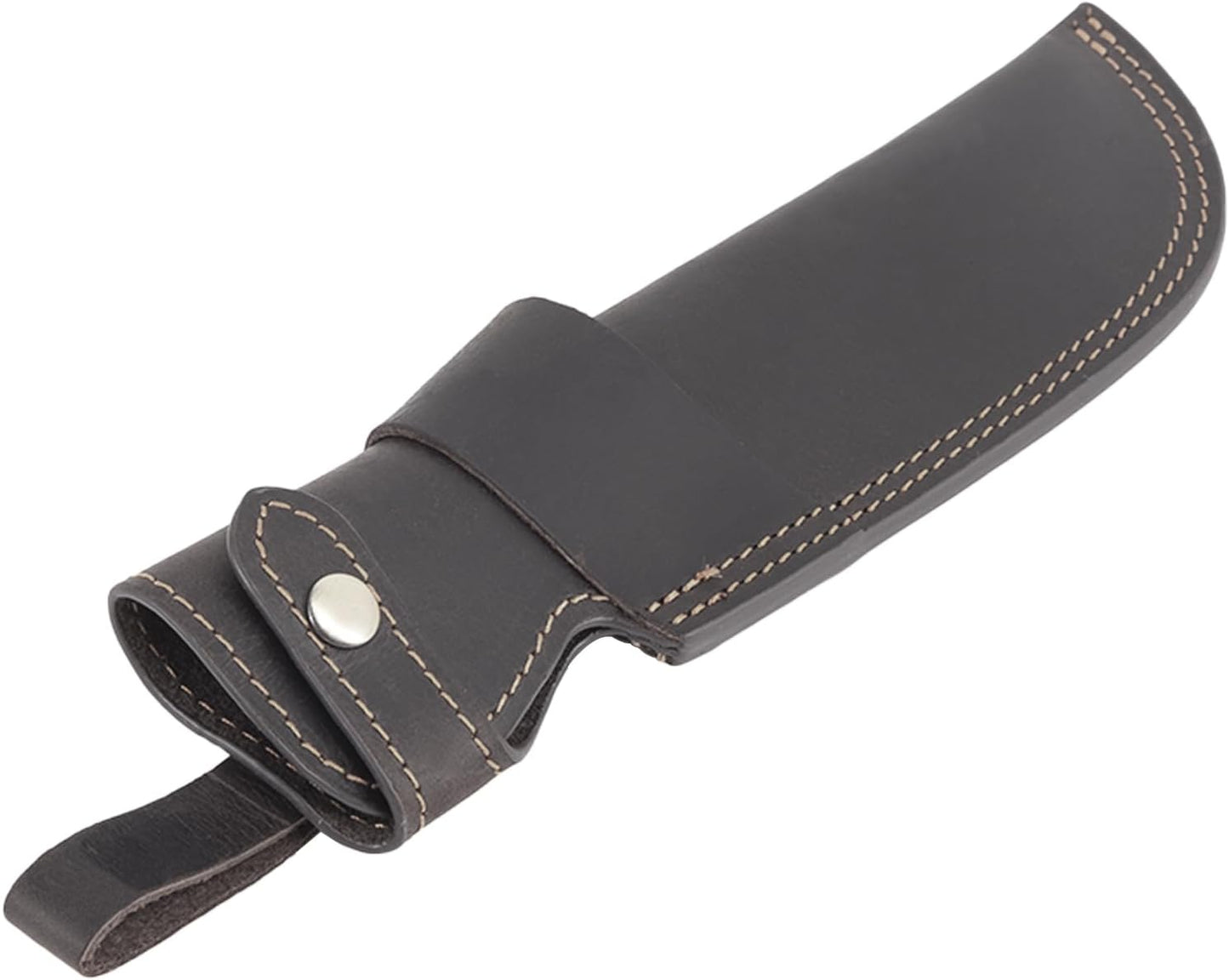 Knife Sheath,Leather Knife Sheath for Belt,Chef Knife Guard,Knife Holster for 5 inch Blade Knife,Knife Holder,Knife Cover Sleeve,EDC Belt Organizer,Sheath for Chef Meat Cleaver,Gifts for Men