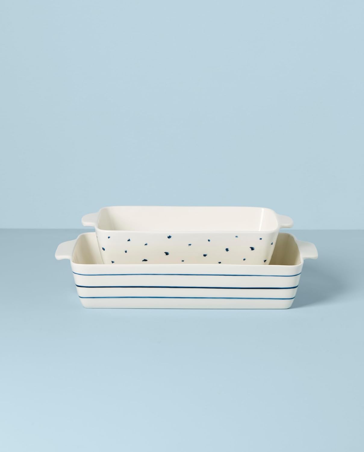 Lenox 895698 Blue Bay 2-Piece Glass Cutting Board Set