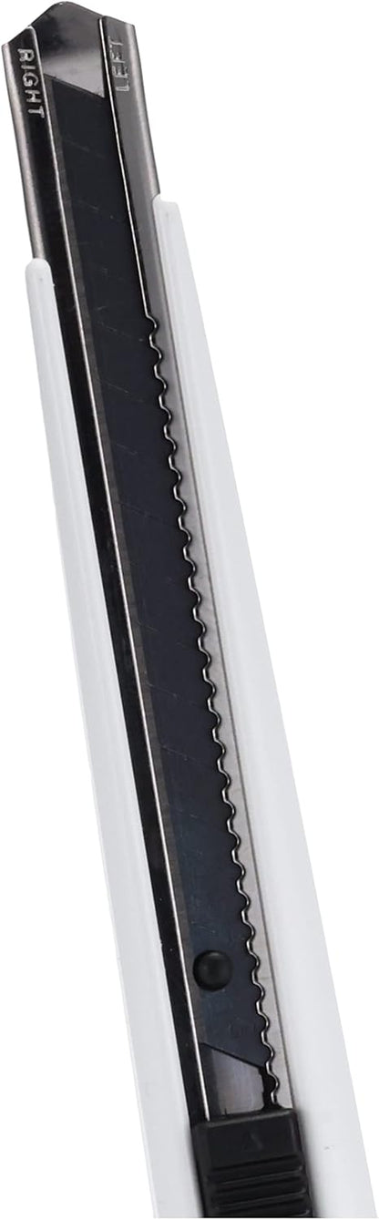 NT Cutter Premium Evolution PMG series Aluminum Die-Cast Grip Auto-Lock Utility Knife, With 30-Degree Extra Sharp Black Blade (PMGA-EVO2)