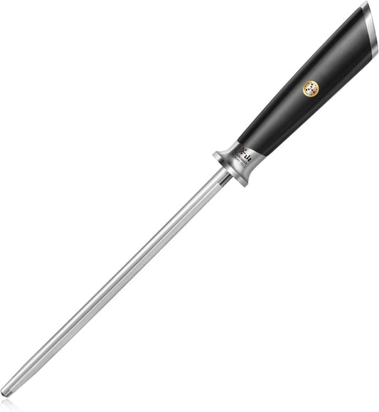 Cangshan ELBERT Series High-Carbon 8-Inch Honing Steel (Black)