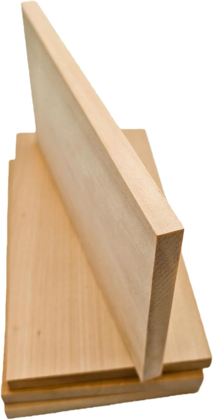 Unfinished Basswood Blocks for Crafts, Wood Craft Panels for Art, Engraving, Painting, DIY Projects, Chip Carving, Fretwork (7.87 x 3.93 x 0.78 in)