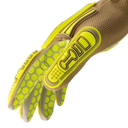 HexArmor Cut-Resistant Impact Protection PU Palm Work Gloves | Rig Lizard® Series 2095 | Large