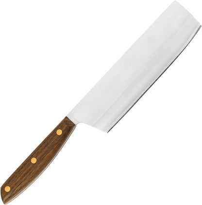 Arcos Deba Knife 7 Inch Stainless Steel. Japanese Kitchen Knife for Fish, Meat and Vegetables. Ovengkol Wood Handle 100% natural FSC and 170mm Blade. Series Nordika. Color Brown.