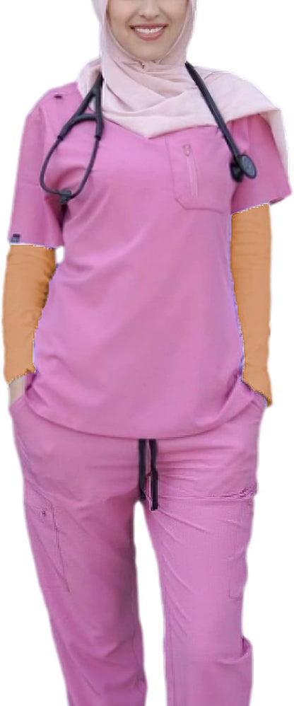amokk Long Arm Sleeves for Women Cooling UV Sun Protection Sleeves to Cover Arms Gardening Sleeves